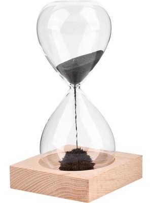 Feyza Design Ahşap Manyetik Kum Saati, Şık ve Fonksiyonel Zaman Göstergesi