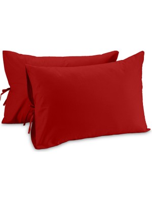 Sabia Soft Touch %100 Pamuk 50X60 cm Bağcıklı Yastık Kılıfı Seti