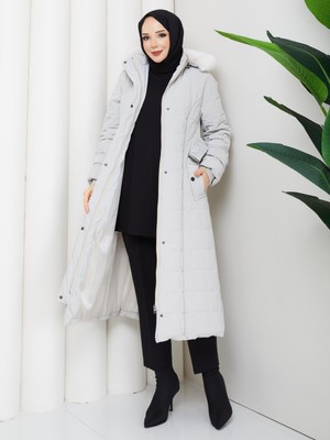 Eslemnur Nova Kumaş Şişme Mont 115CM