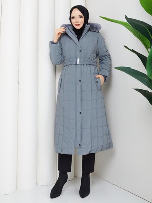 Eslemnur Nova Kumaş Şişme Mont 115CM