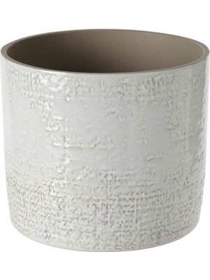 Hobiurun Seramik saksı, beyaz, 15 cm