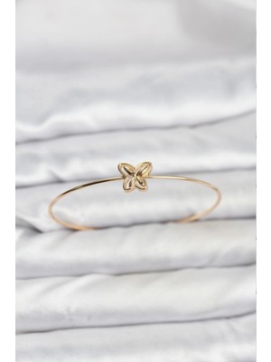 Belle Fusion Bfs Kelebek Model Gold Renk Bileklik