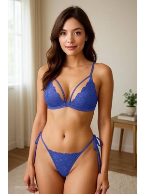 Beruflic Çapraz Askılı Dantel Iç Giyim Seti