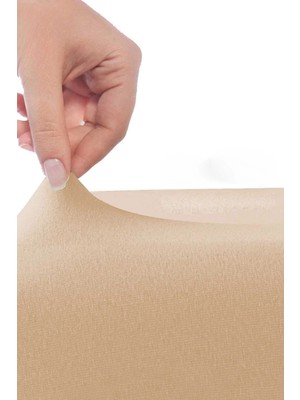 Mira Home Çift Kişilik Düz Penye  %100 Pamuklu Lastikli Çarşaf 200X200 cm Battal  Boy Newsheet Kahverengi