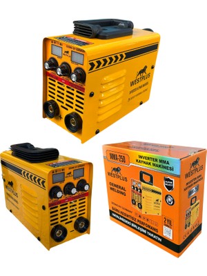 West Plus DİJİTAL  GÖSTERGELİ İNVERTER  KAYNAK MAKİNESİ 250A PROFESYONEL MMA350 SERİSİ ROVE SMART İTALY  DESİNG MİNİ KAYNAK MAKİNESİ ÇANTA TİPİ