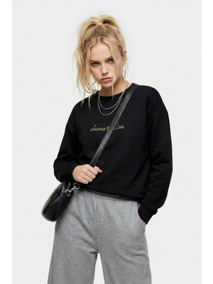 Rays Siyah Bisiklet Yaka Sweat 1984