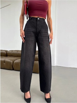 Fiori Baggy Jean Kadın Pantolon