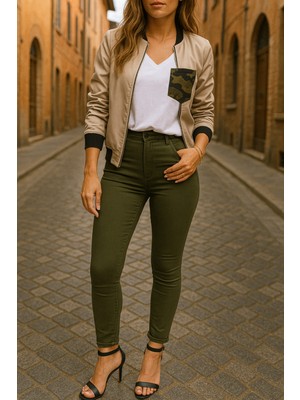 byasafkids Gabardin Kumaş Yüksek Bel Pantolon 90 cm 4XLBEL40CM