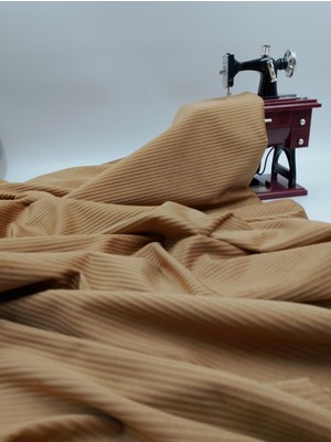 Çizgli Kadife Kumaş