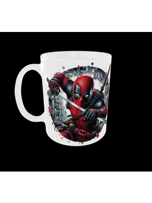 Home Uçan Kupa Deadpool Figürlü Marvel Temalı Tasarım Kupa