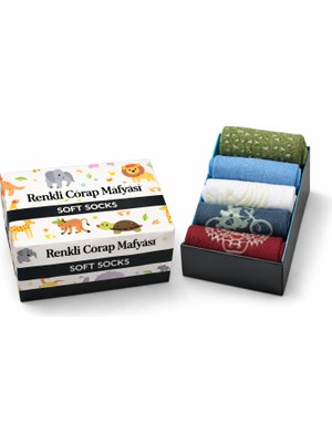 Heritage Nature Hn Socks Karanlıkta Parlayan-Unisex-Pamuklu-Kutulu Hediye Seti