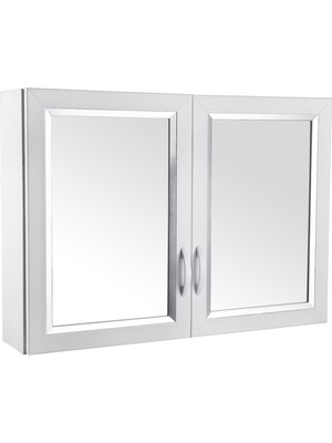 Şeffaf Pvc Ecza Dolabı, 2 Kapak, 50X70X16 Cm, Sağlık ve Güvenlik Için