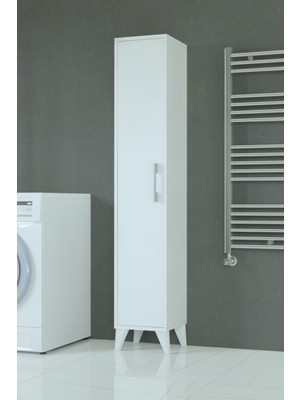 Çok Amaçlı Beyaz Dolap, Şık ve Pratik Depolama Çözümü