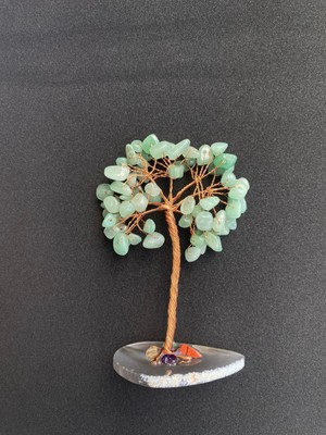 Feyza Design El Yapımı Doğal Taş Hayat Ağacı, Şık ve Enerjik Dekorasyon Ürünü