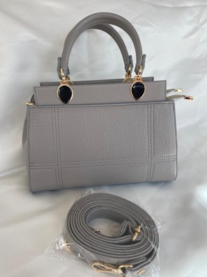 İndigo Konsept Luna Çift Gözlü Zarif Tasarımlı Uzun Askılı El ve Omuz Kadın Çantası