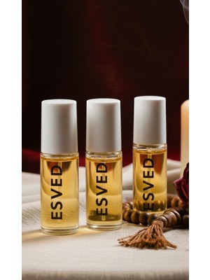 JUNIBELIW 3lü Set Alkolsüz Hac ve Umre Kokuları Kabe Örtüsü Ravza ve Makamı Ibrahim Kokusu Parfüm Esansı 3X5ML