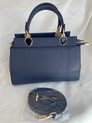 İndigo Konsept Luna Çift Gözlü Zarif Tasarımlı Uzun Askılı El ve Omuz Kadın Çantası