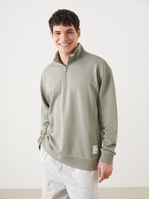 Lc Waikiki Yeni Sezon Dik Yaka Erkek Sweatshirt