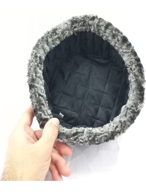 Astragan Desenli Kırım Kafkas Kalpak Şapka