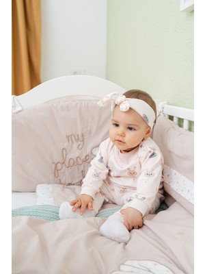 By Bubbles Tavşan Baskılı Omuzdan Patlı 2li Takım