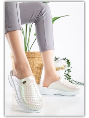 20tasarımterlik Işıltılı Klasik Taban Sabo Terlik Doktor Terliği