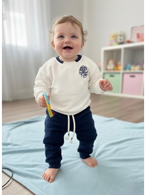 Butik Erkek Bebek %100 Pamuklu Alt - Üst 2'li Takım