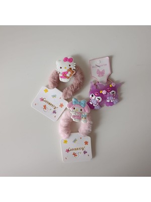 Masal Gurumi Kurumi Melodi Hello Kıtty Lastikli Toka Seti