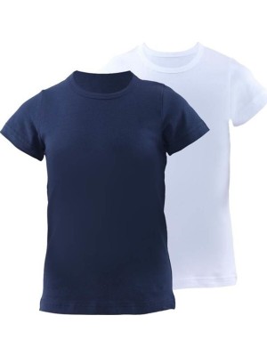 Blackspade Erkek Çocuk Atlet 2'li Paket 9397 - Beyaz Lacivert