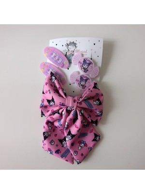 Masal Gurumi Kurumi Karakterli Kız Çocuk Toka Seti