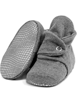 Ella Bonna Kaydırmaz Tabanlı Organik Pamuk Bebek Patiği Unisex Pamuklu Panduf Puantiyeli