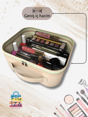 Figiza Şeffaf Makyaj Çantası Makyaj Malzemesi Düzenleyici Sütyen Iç Çamaşır Kozmetik Malzemesi Organizeri