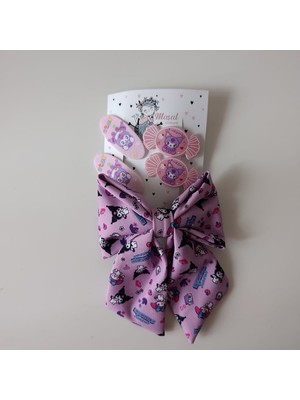 Masal Gurumi Kurumi Karakterli Kız Çocuk Toka Seti