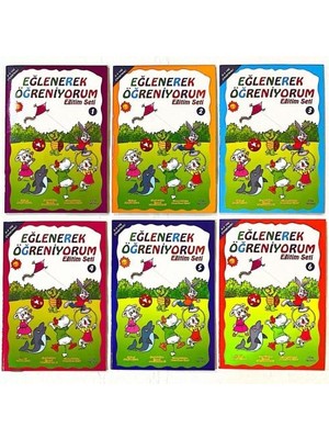 Uysal Yayınevi 3-4 Yaş Okul Öncesi Çıkartmalı Boyamalı Etkinlikli Eğlenerek Öğreniyorum Eğitim Seti (6 Kitap)
