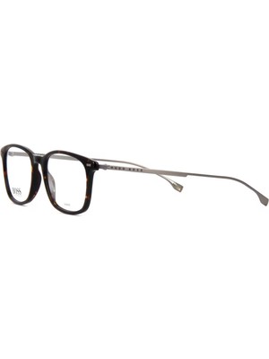 Hugo Boss 1015 50 086 Dark Havana Tıtanıum Havana Kahve Unısex Dikdörtgen  Gözlük