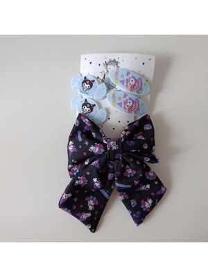 Masal Gurumi Kurumi Karakterli Kız Çocuk Toka Seti