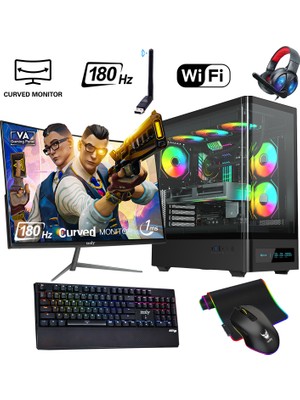 İzoly Ventus 505 X Ryzen 5 5500 16GB 512GB M.2 NVMe RTX 3060 8GB 24" 180 Hz Oyuncu Oem Seti
