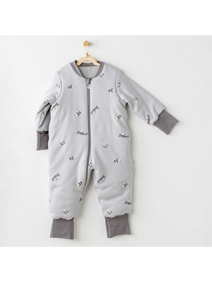 Andywawa AC26035 Fiber Keep Smiling Uyku Tulumu 2,5 Tog Grey