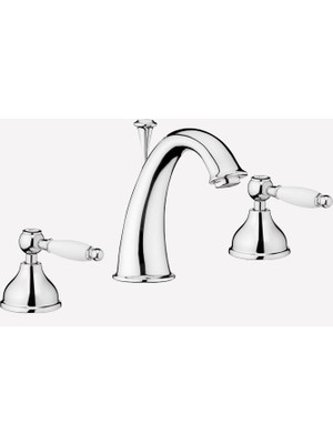 Italyan Webert Dorian 3 Deli̇kli̇ Lavabo Bataryasi Krom-Sifon Kumandali