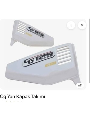 Topuz Motor Cg Yan Kapaktakım Beyaz