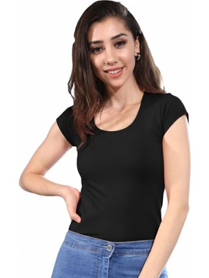 Lonca Tekstil Kadın Yarım Kol Body