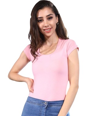 Lonca Tekstil Kadın Yarım Kol Body