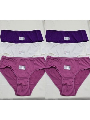 Macal Pink White Underwear Kadın Külot 6'lı Set 2506