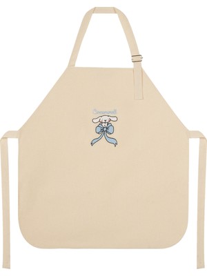 %100 Pamuk Hambez Çocuk Mutfak ve Etkinlik Önlüğü – 4 - 6 Yaş - Nakışlı Çift Kat