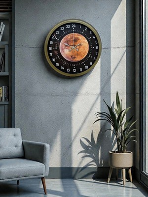 Soi Home Zentime 40 cm Eskitme Vintage Alışılmışın Dışında Duvar Saati