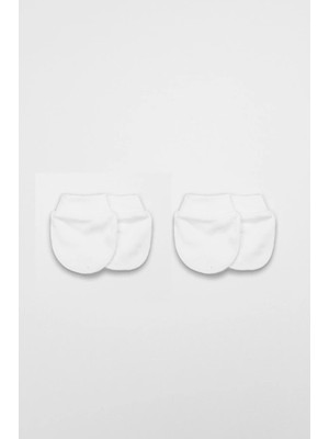 Belle Fusion Bfs  Bistyle 2li Penye Eldiven Basıc 90108 Beyaz