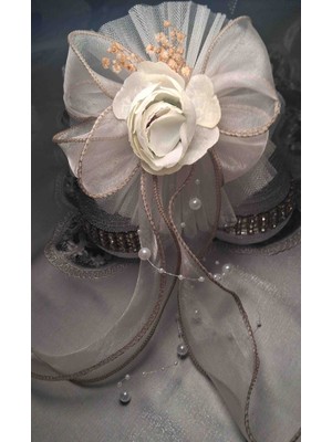 Twinroots Tüllü Fiyonklu Klipsli Saç Tokası