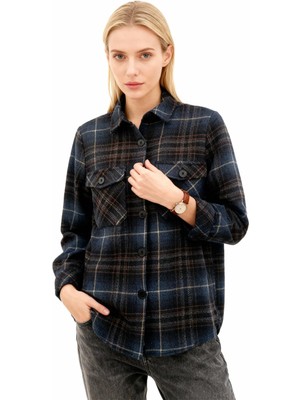 Rays 3126A Çift Çepli Ekose Gömlek Laci