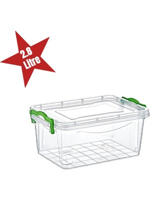 Şeffaf Saklama Kutusu 2.8 Litre
