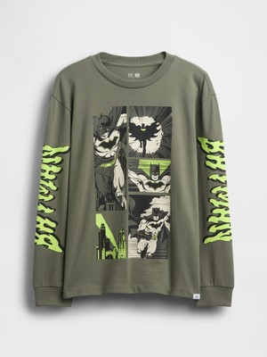 Gap Erkek Çocuk Haki Dc™ Relaxed Grafik Baskılı T-Shirt