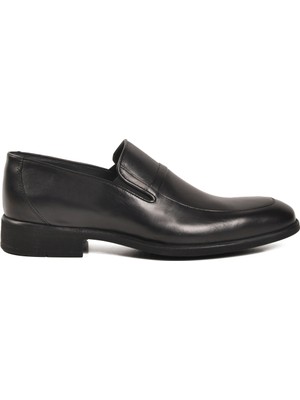 Ayakmod Siyah Hakiki Deri Erkek Klasik Ayakkabı 02470 M